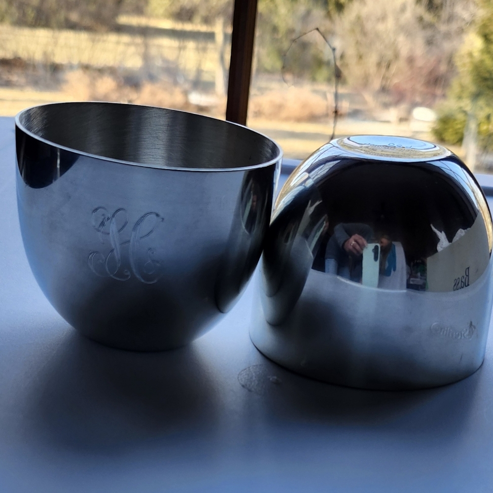 The Jefferson Cup Authentic Reproduction Stief Pewter #P50 Christmas 1982